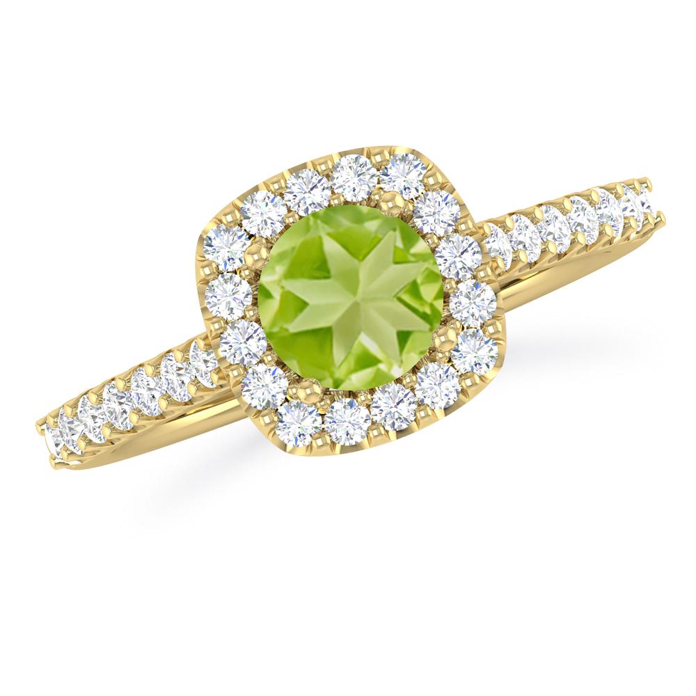 Yellow Gold - Peridot