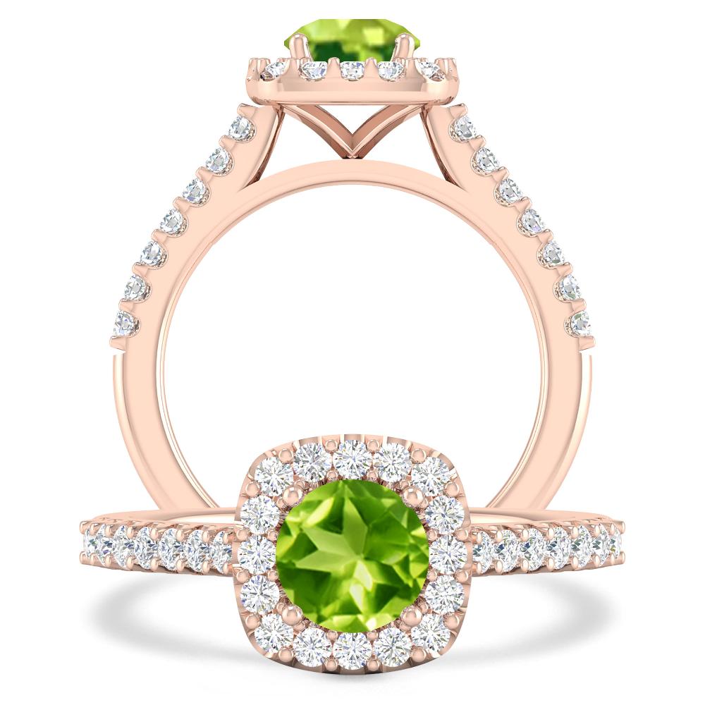 Rose Gold - Peridot