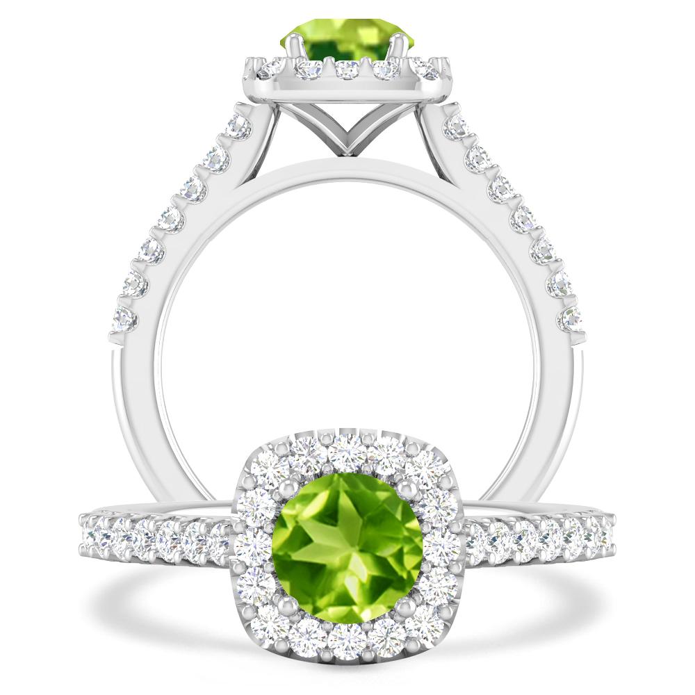 White Gold - Peridot