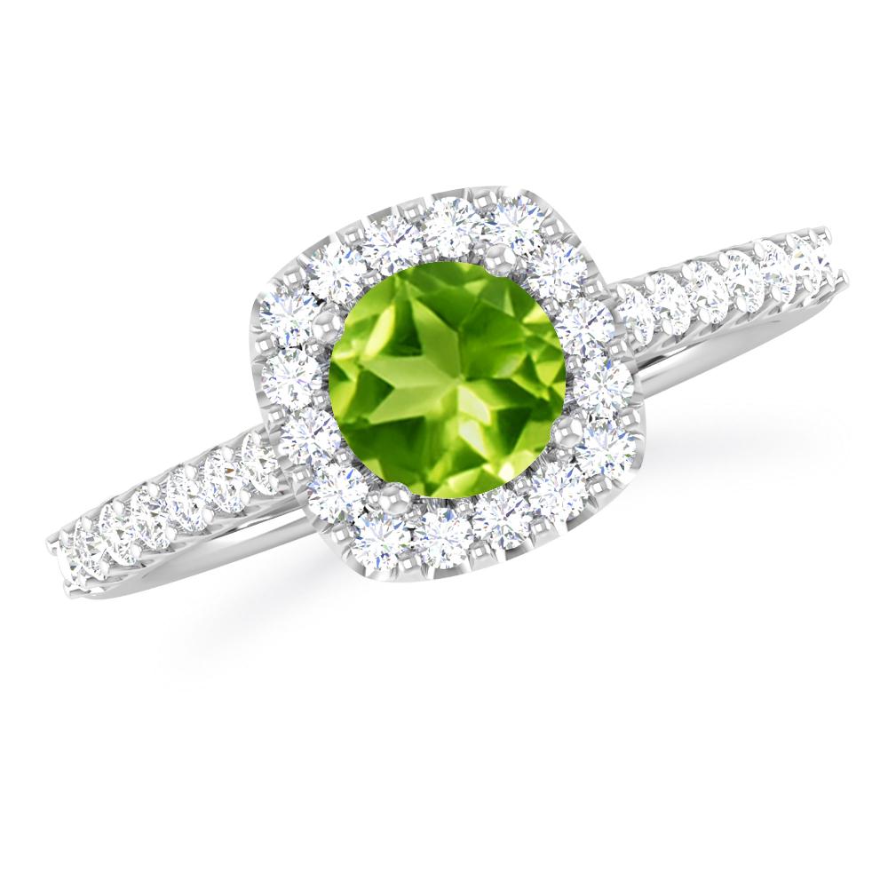 White Gold - Peridot