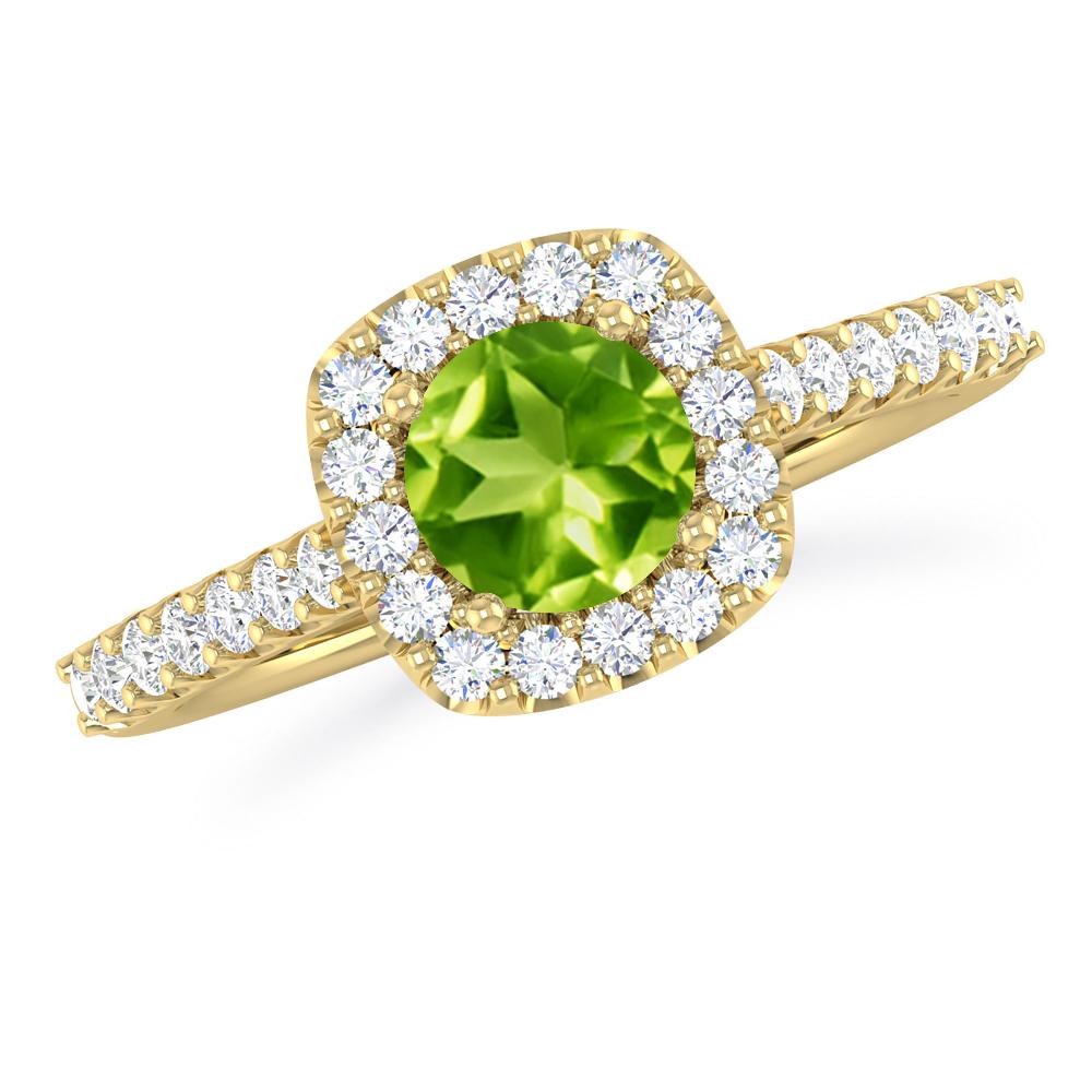 Yellow Gold - Peridot