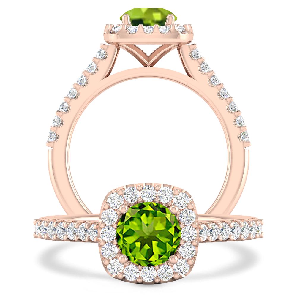 Rose Gold - Peridot