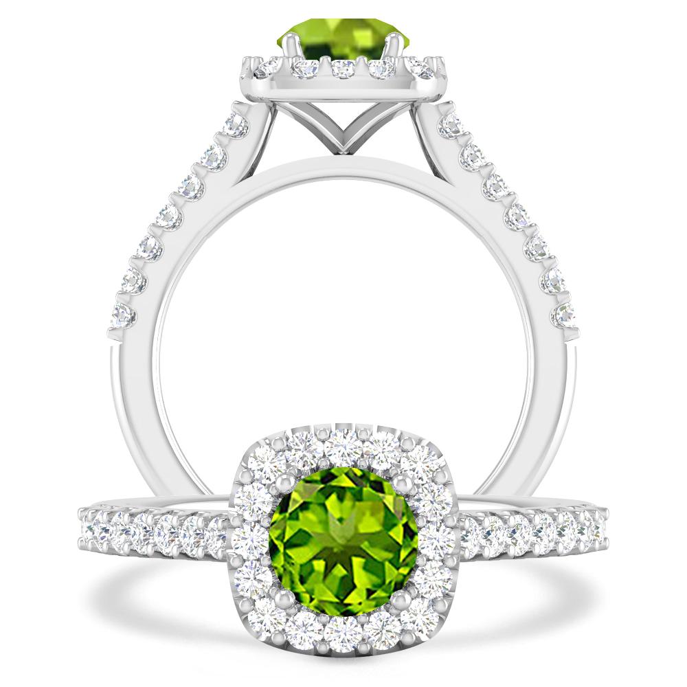 White Gold - Peridot