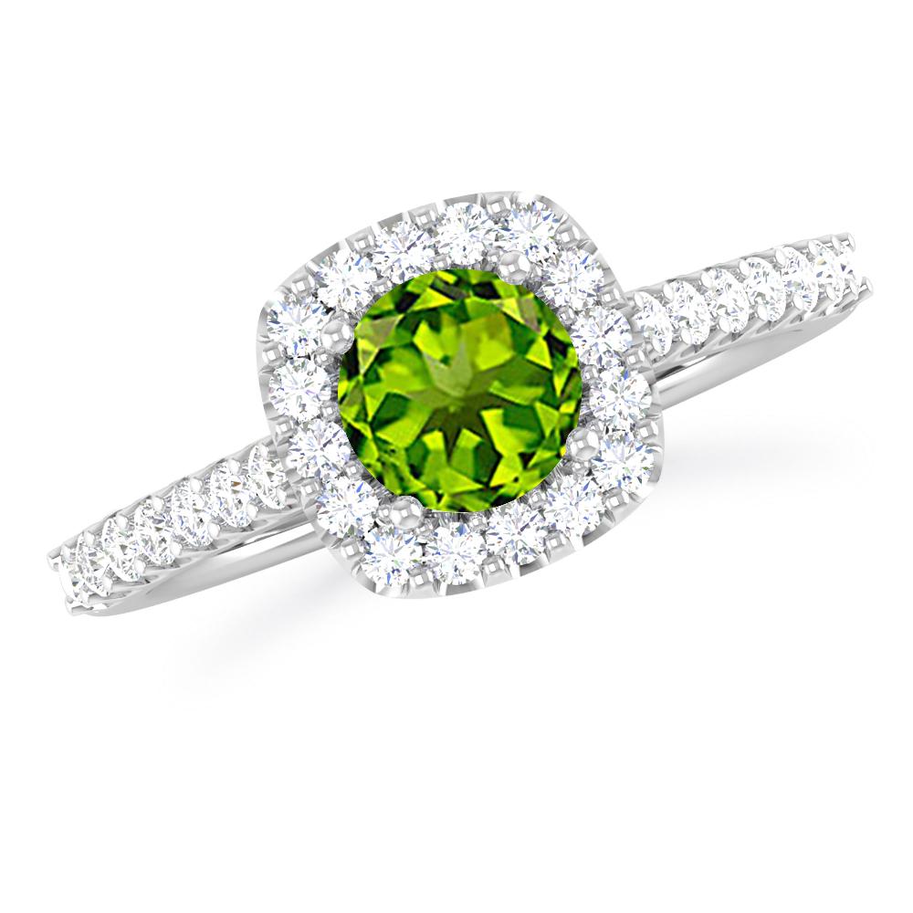 White Gold - Peridot