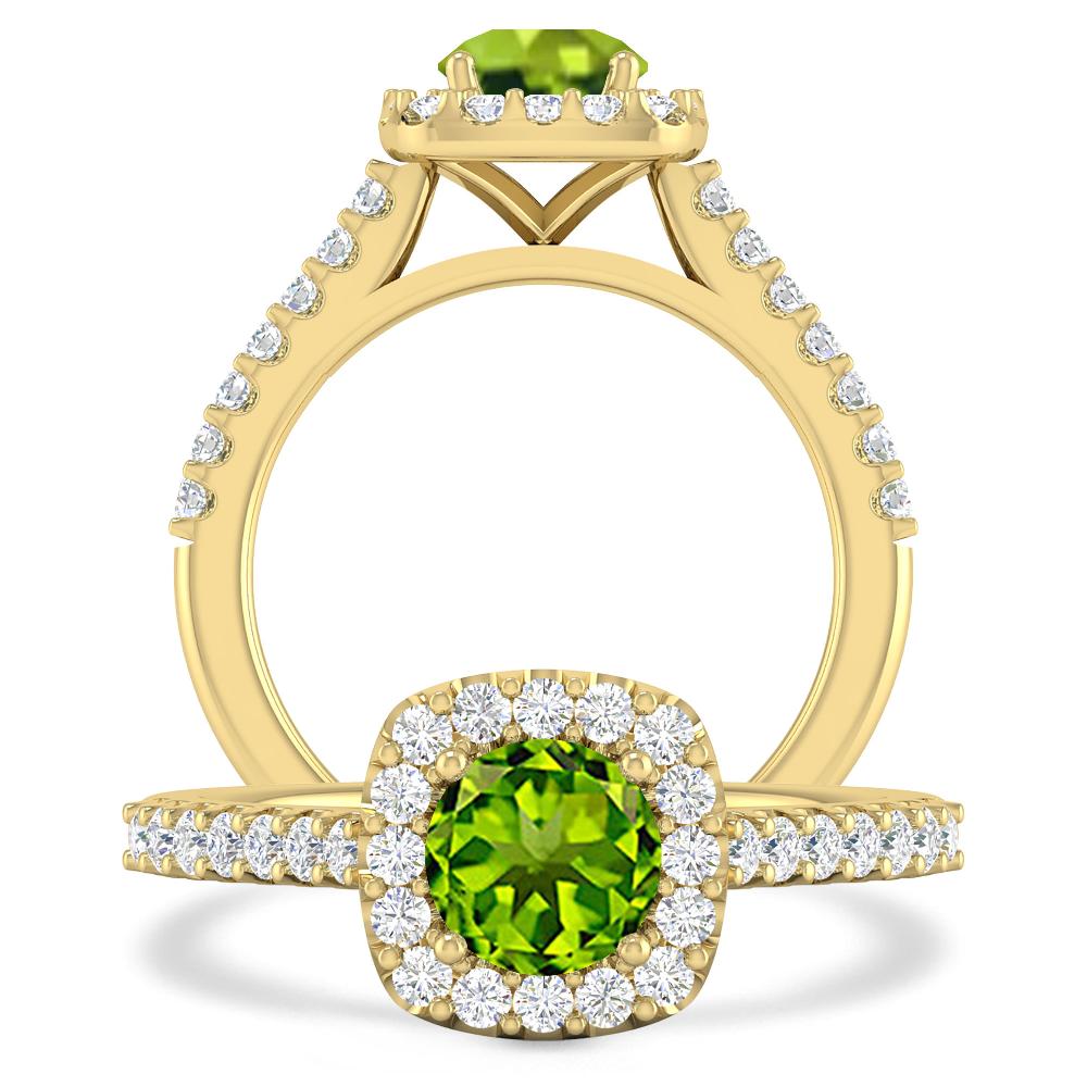 Yellow Gold - Peridot