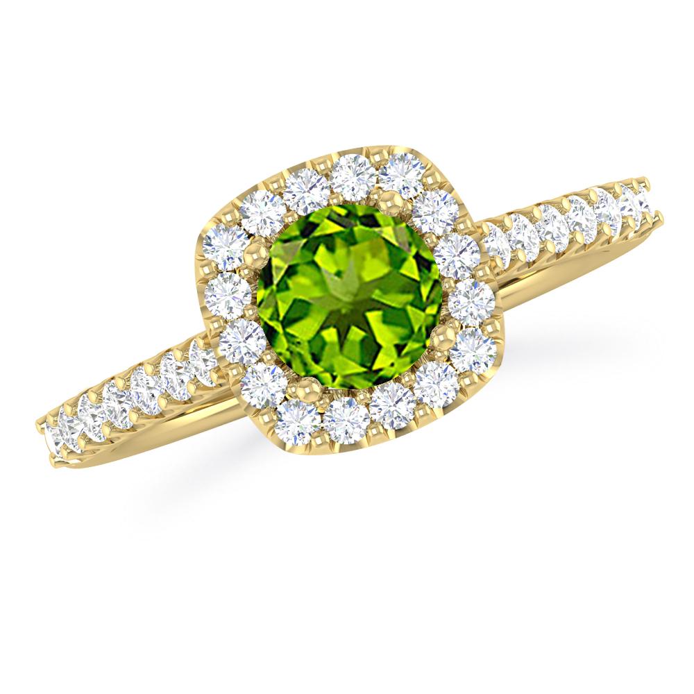 Yellow Gold - Peridot