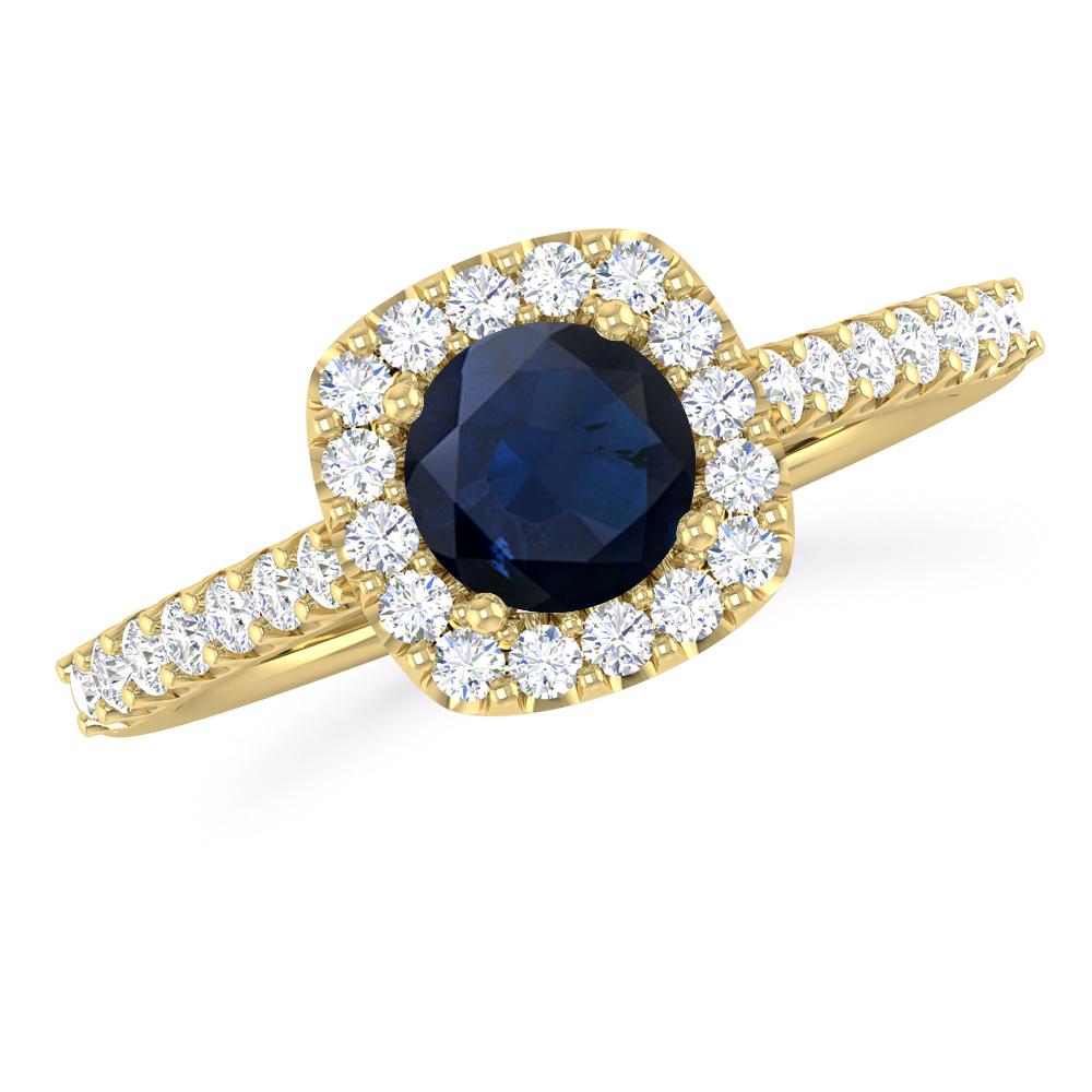 Yellow Gold - Sapphire