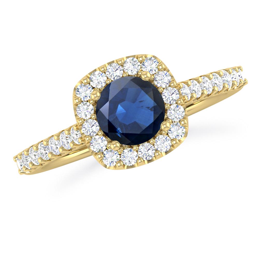 Yellow Gold - Sapphire