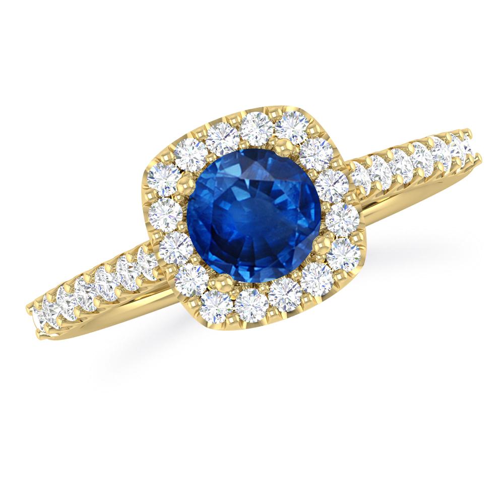 Yellow Gold - Sapphire