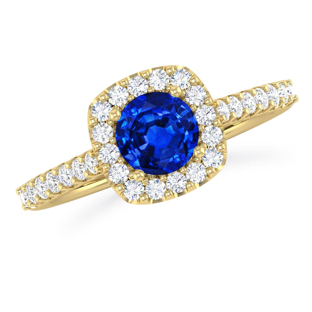 Yellow Gold - Sapphire