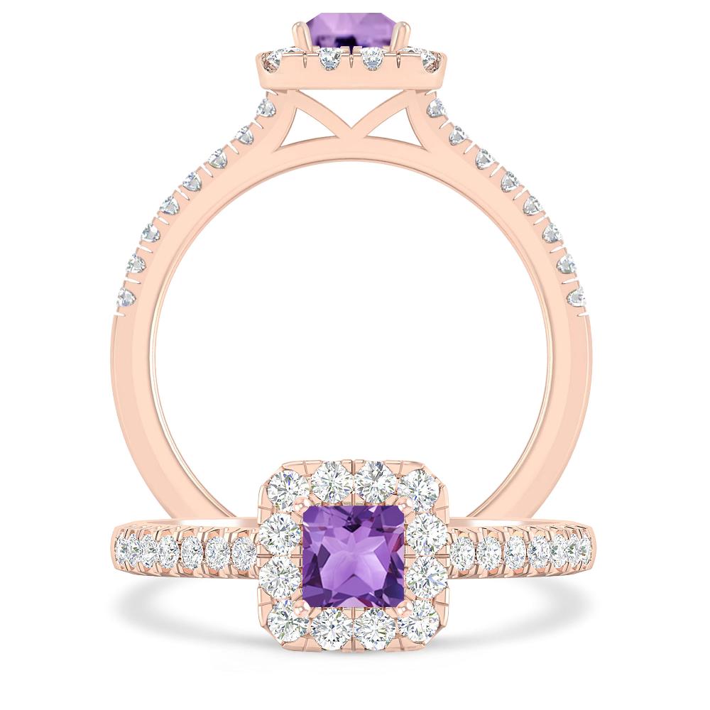 Rose Gold - Amethyst