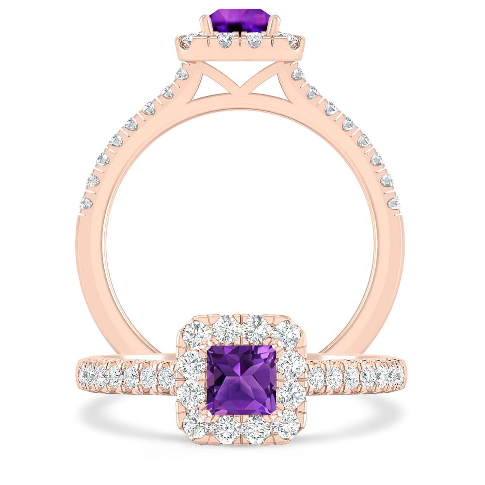 Rose Gold - Amethyst