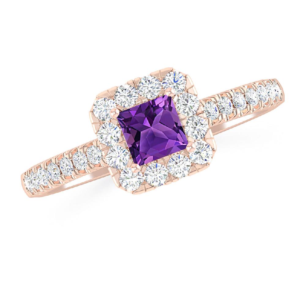 Rose Gold - Amethyst