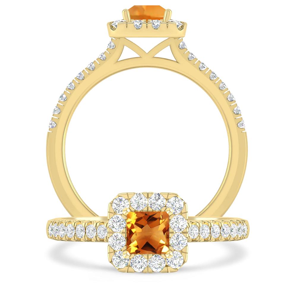 Yellow Gold - Citrine