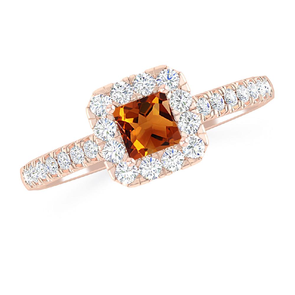 Rose Gold - Citrine