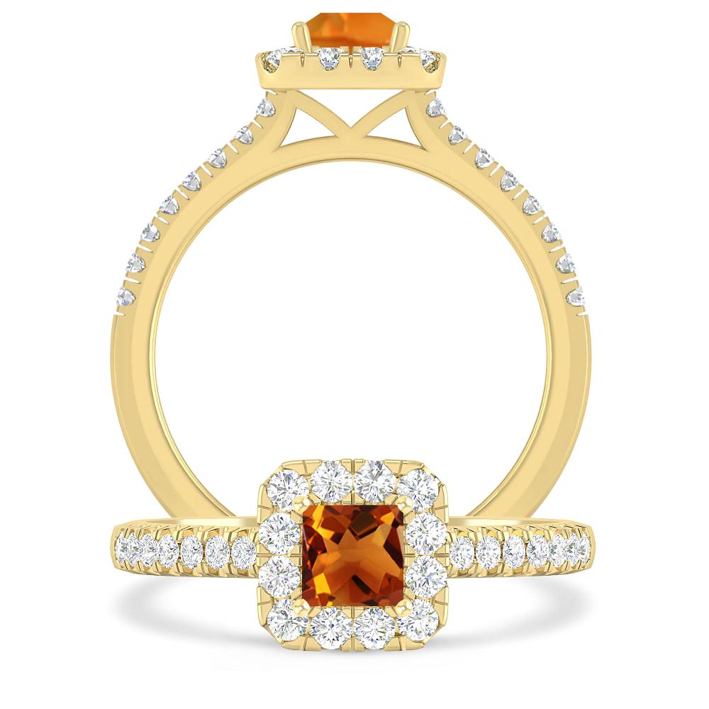 Yellow Gold - Citrine