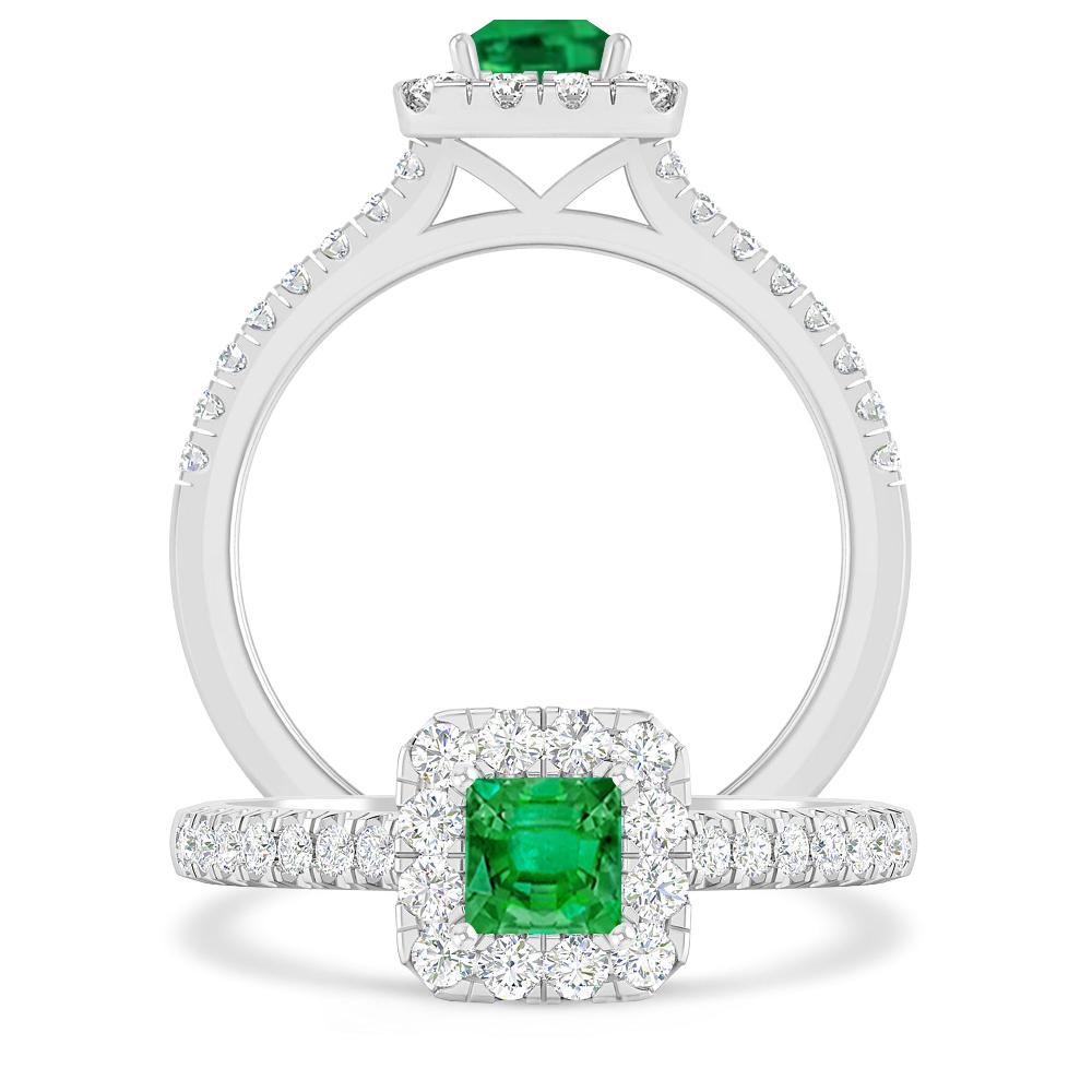 White Gold - Emerald