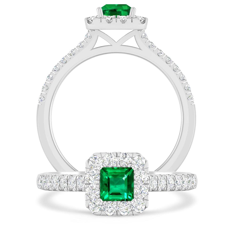 White Gold - Emerald