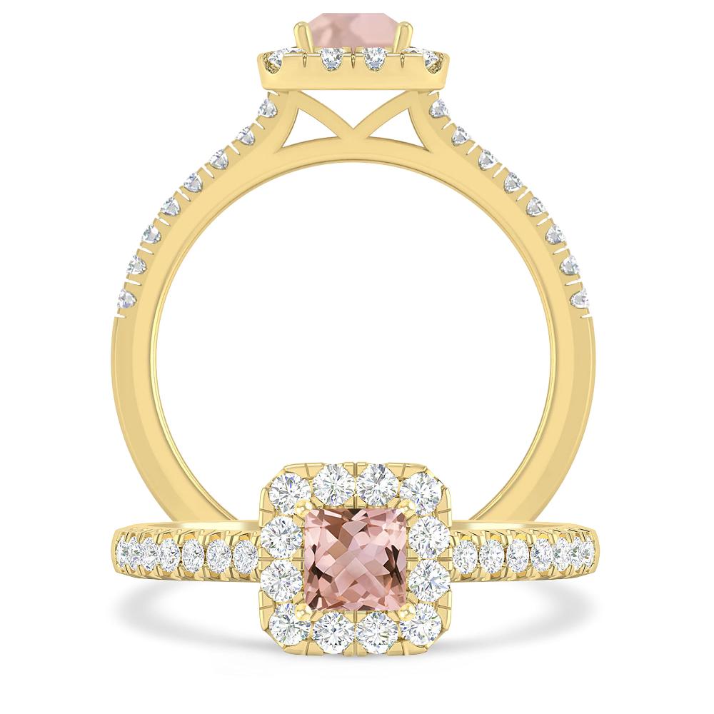 Yellow Gold - Morganite