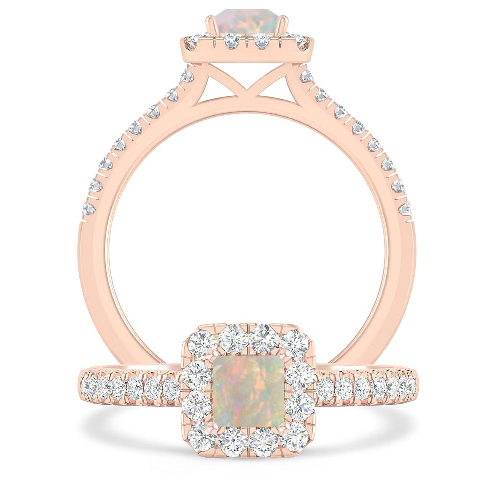 Rose Gold - Opal