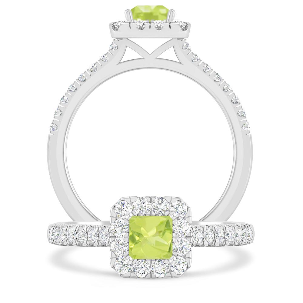 White Gold - Peridot