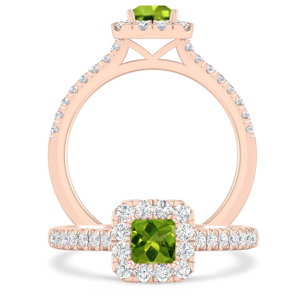 Rose Gold - Peridot