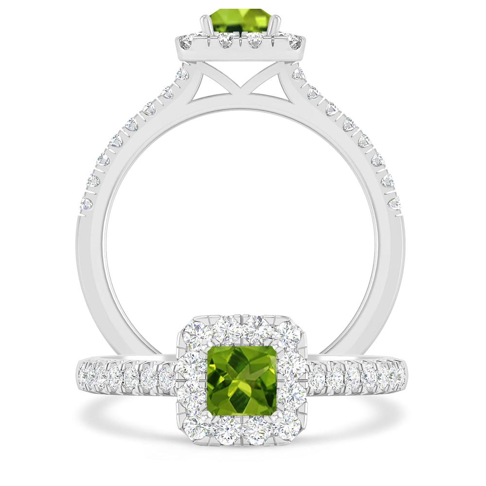 White Gold - Peridot