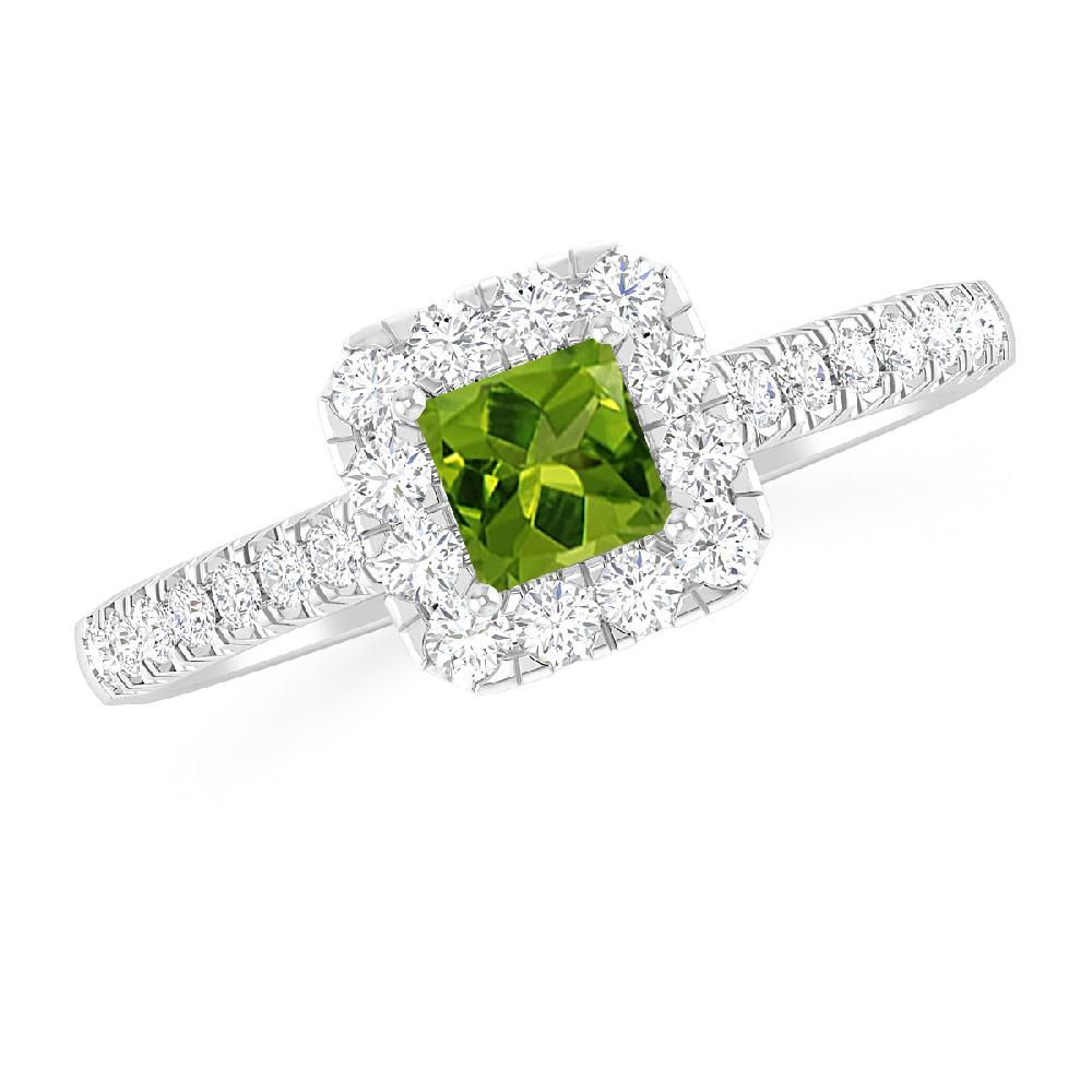 White Gold - Peridot