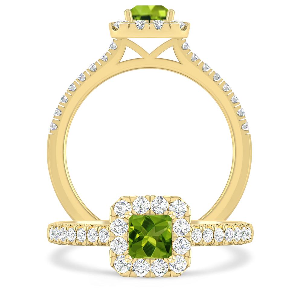 Yellow Gold - Peridot