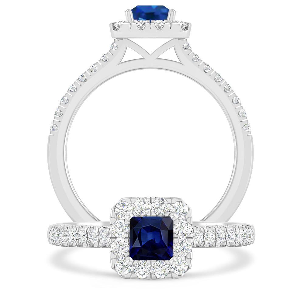 White Gold - Sapphire