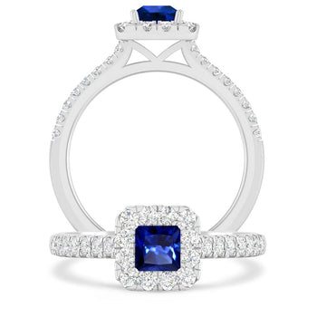 White Gold - Sapphire