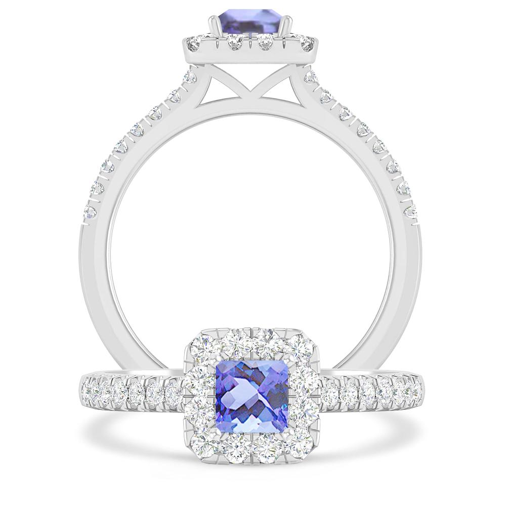 White Gold - Tanzanite