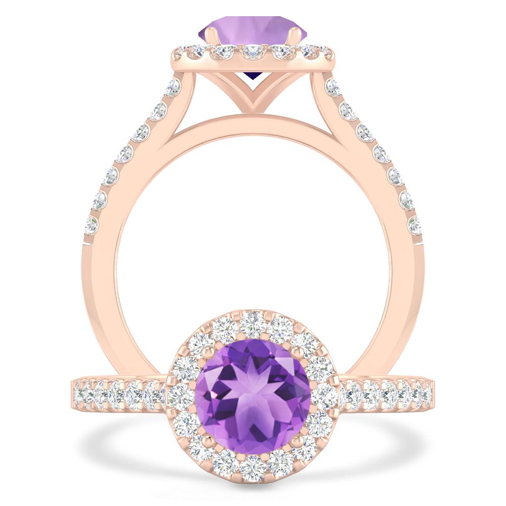 Rose Gold - Amethyst