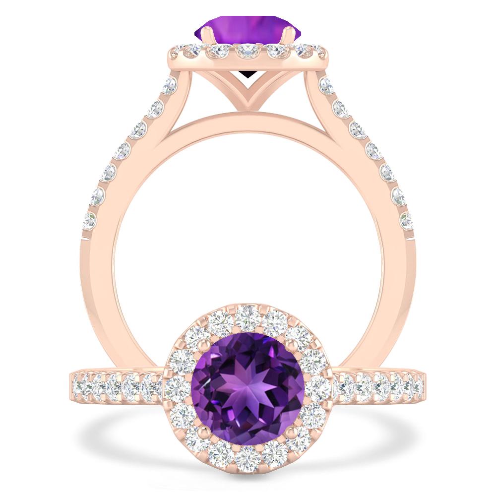 Rose Gold - Amethyst