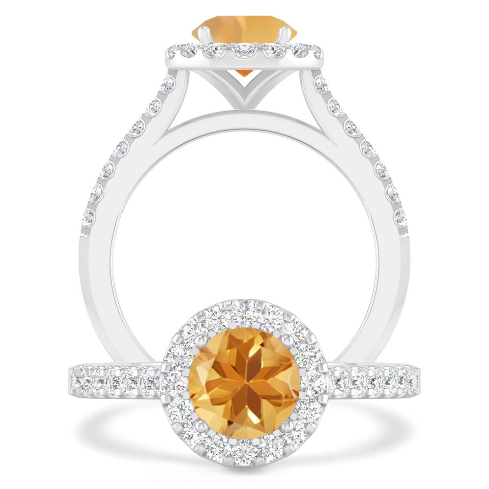 White Gold - Citrine