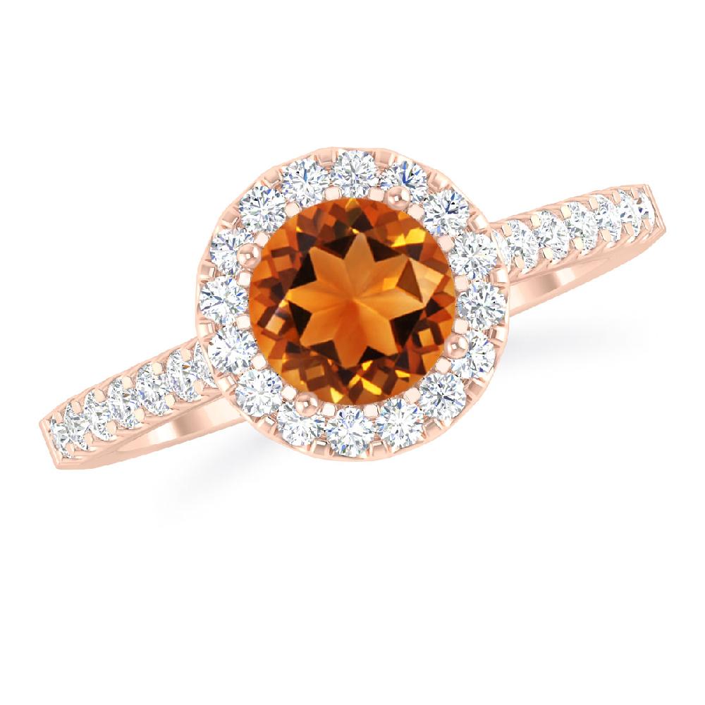 Rose Gold - Citrine