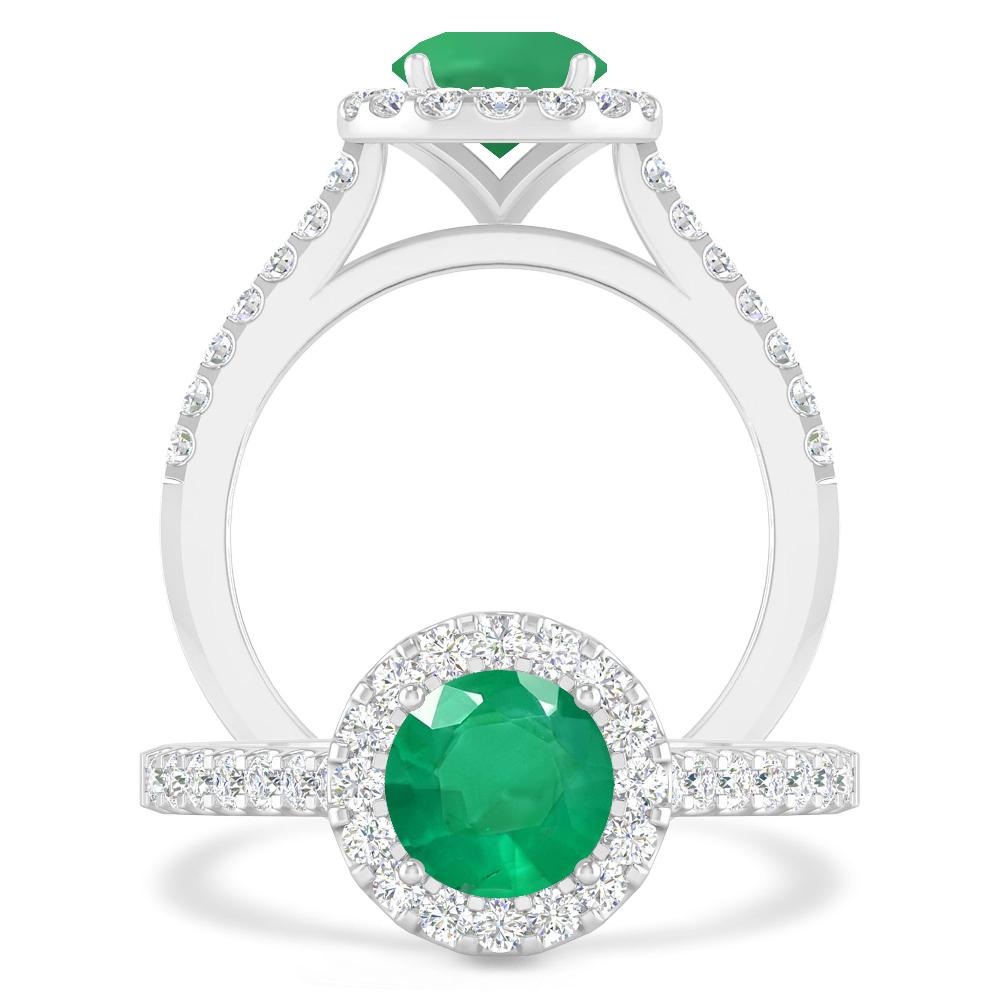 White Gold - Emerald