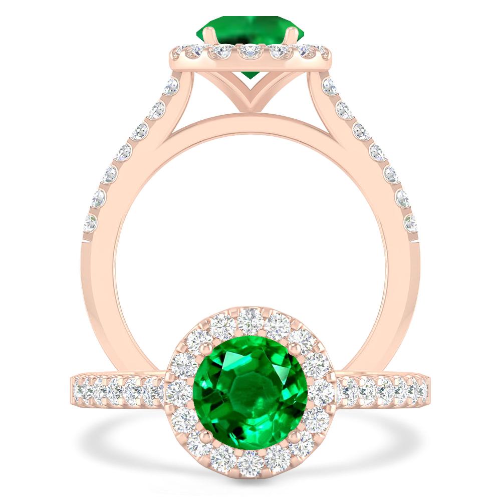 Rose Gold - Emerald