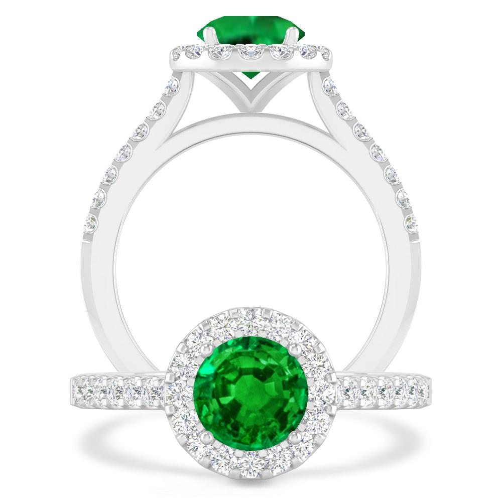 White Gold - Emerald