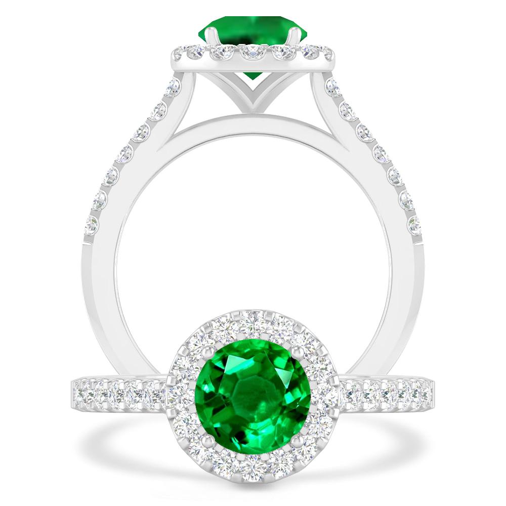 White Gold - Emerald