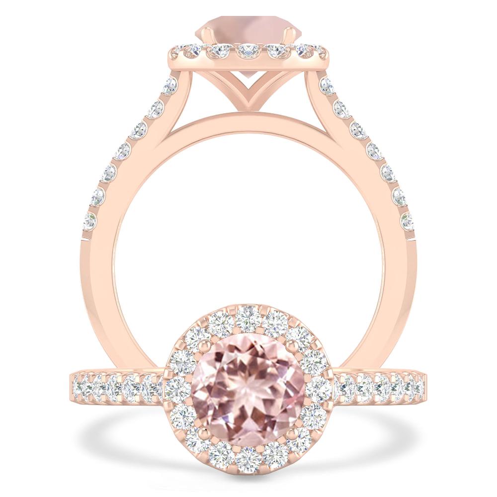 Rose Gold - Morganite