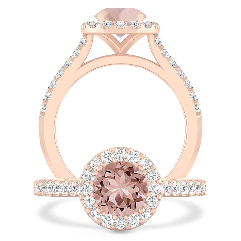 Rose Gold - Morganite