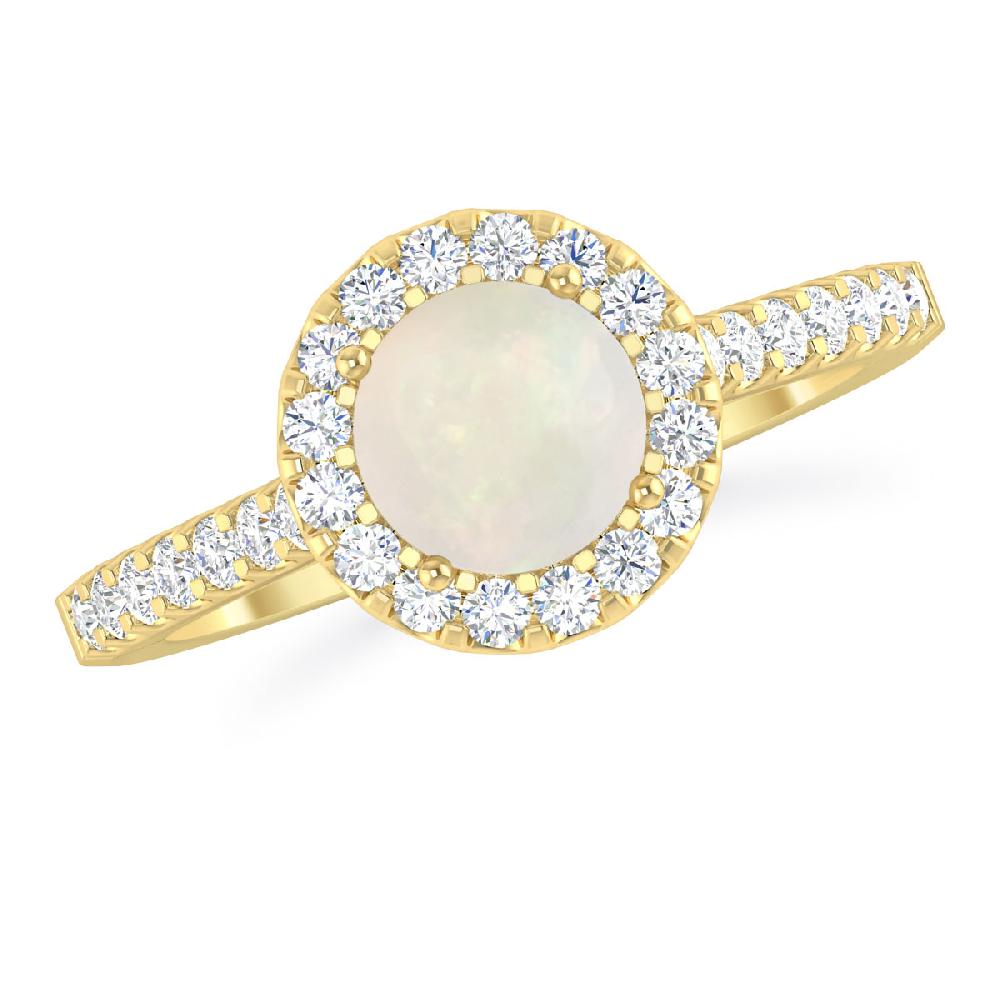 Yellow Gold - Opal