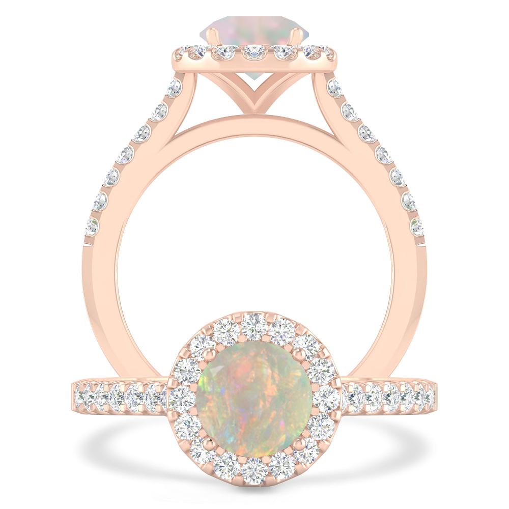 Rose Gold - Opal