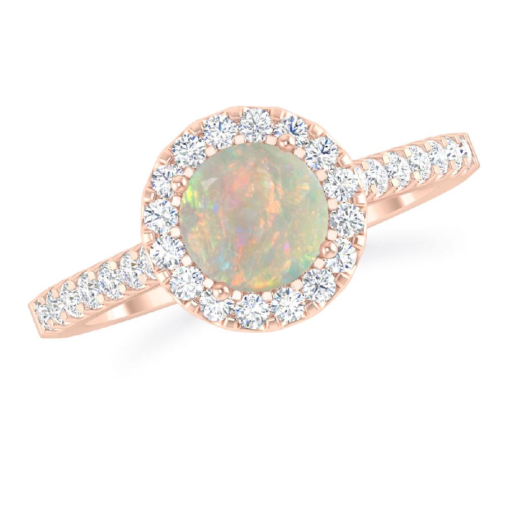 Rose Gold - Opal