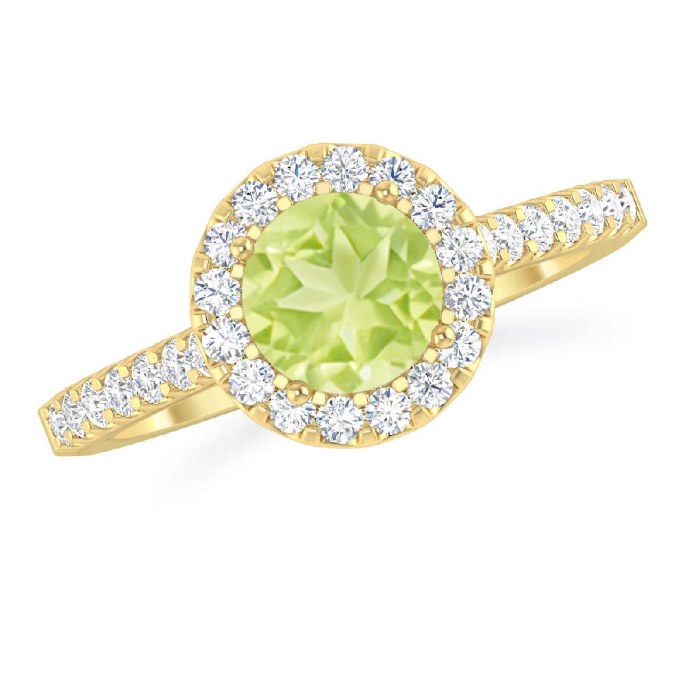 Yellow Gold - Peridot