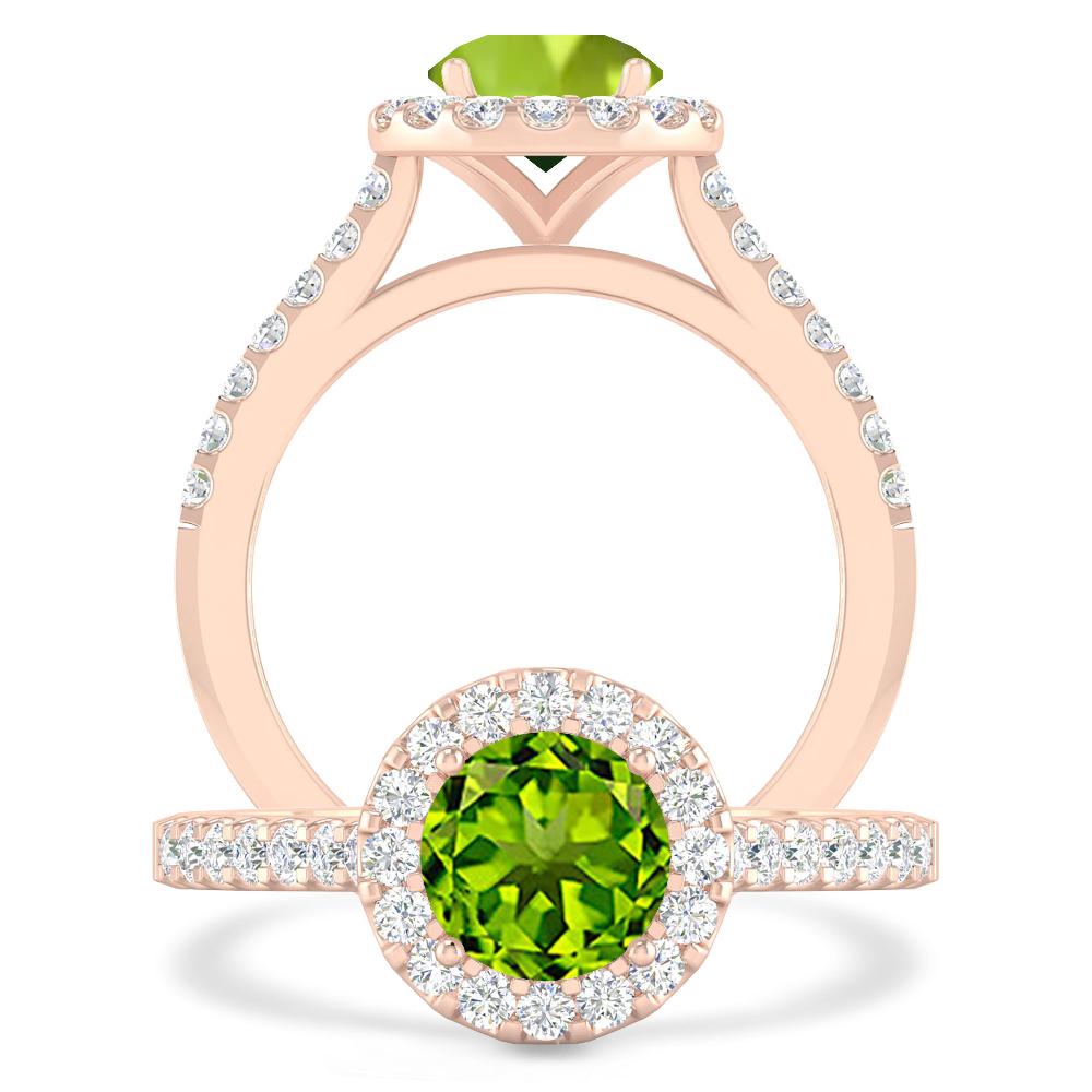 Rose Gold - Peridot