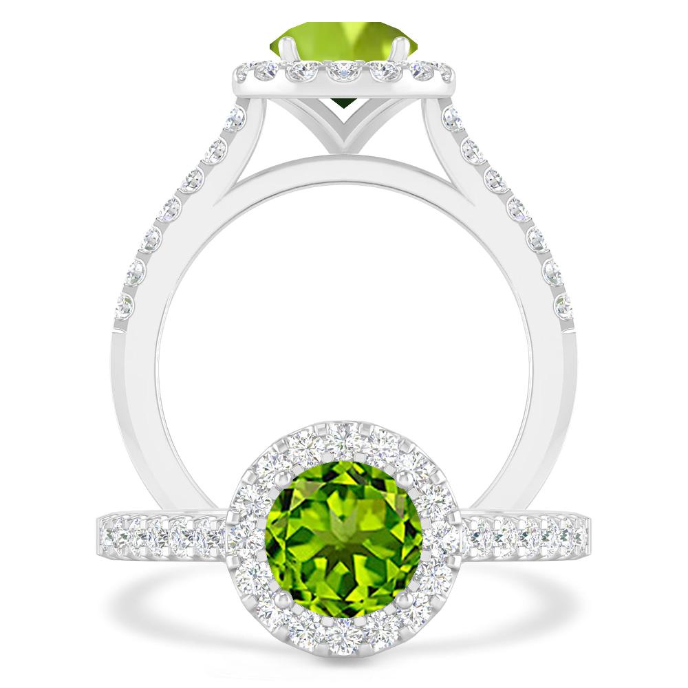 White Gold - Peridot