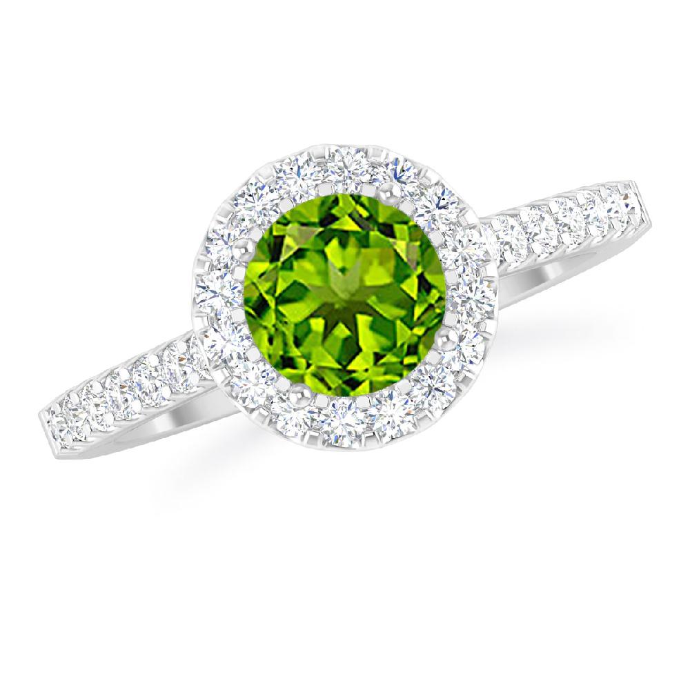 White Gold - Peridot