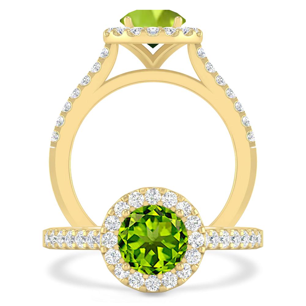 Yellow Gold - Peridot